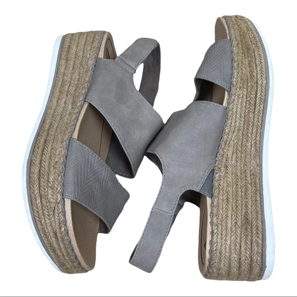DR SCHOLL'S Cool Vibes Espadrille Wedge Sandal‎ Size 9.5